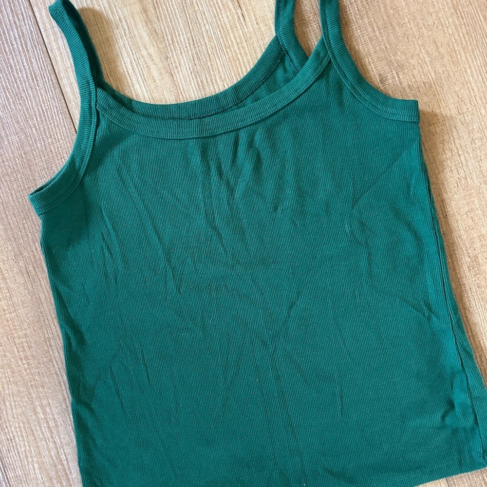 Old Navy Teal Ribbed Tank Top